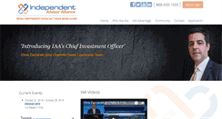 Desktop Screenshot of independentadvisoralliance.com